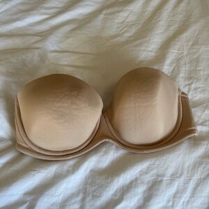 Wacoal strapless bra nude